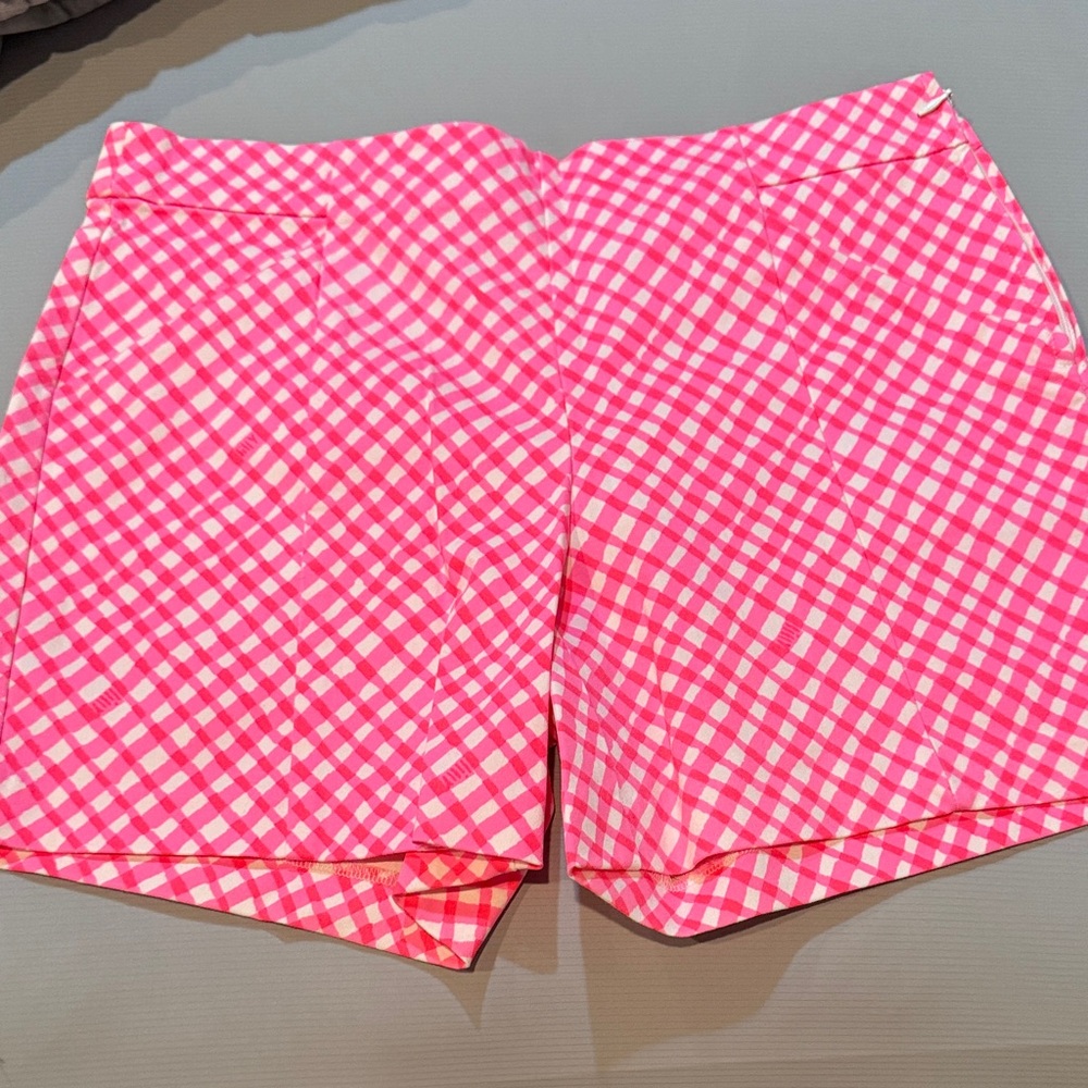 Lilly Pulitzer Pink Checkered Women's Shorts